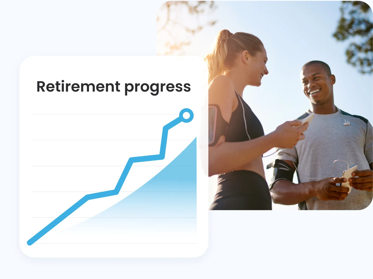 Professional planning their financial future