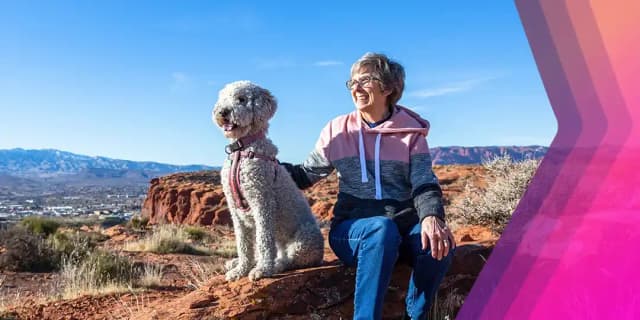 lady and dog retirement living annuity