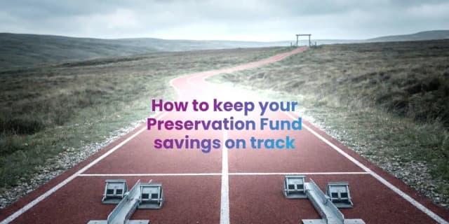 preservation fund savings on track preservation fund savings on track