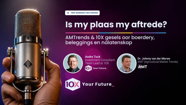 Is my plaas my aftrede? AMTrends webinar cover Is my plaas my aftrede? - AMTrends webinar cover